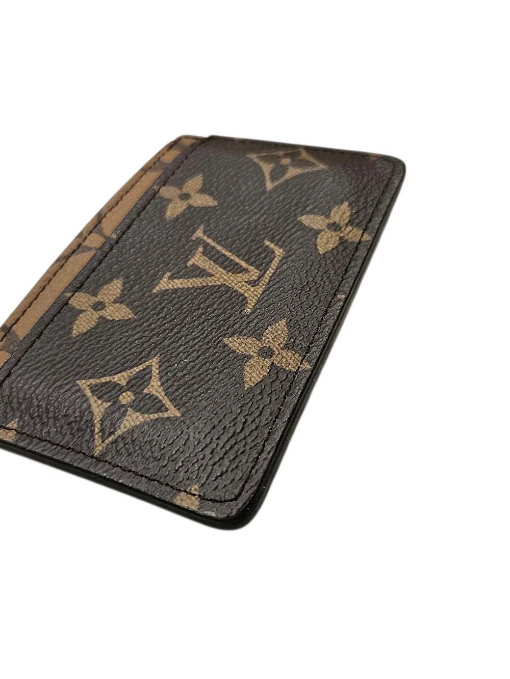 Louis Vuitton Monogram Reverse Card Holder – Excellent Pre-Owned Condition